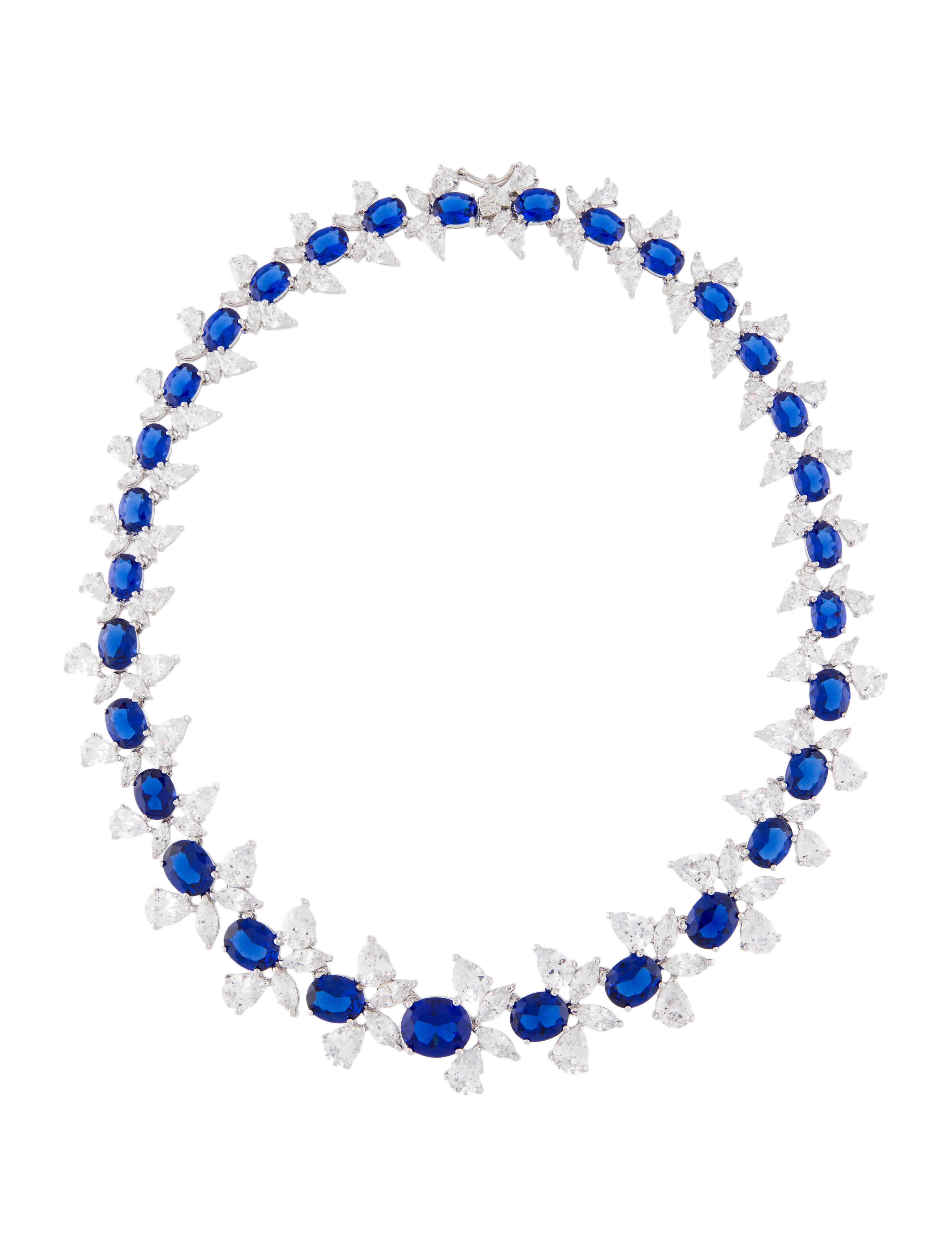 CZ by Kenneth Jay Lane Cubic Zirconia Modern Bee Collar