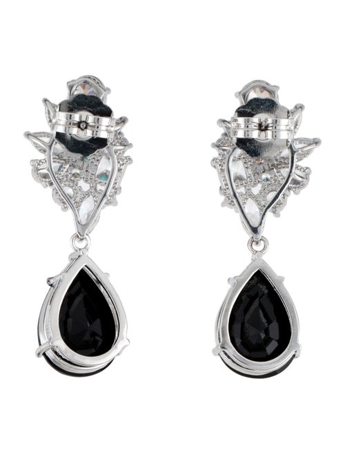 CZ by Kenneth Jay Lane Cubic Zirconia Drop Earrings