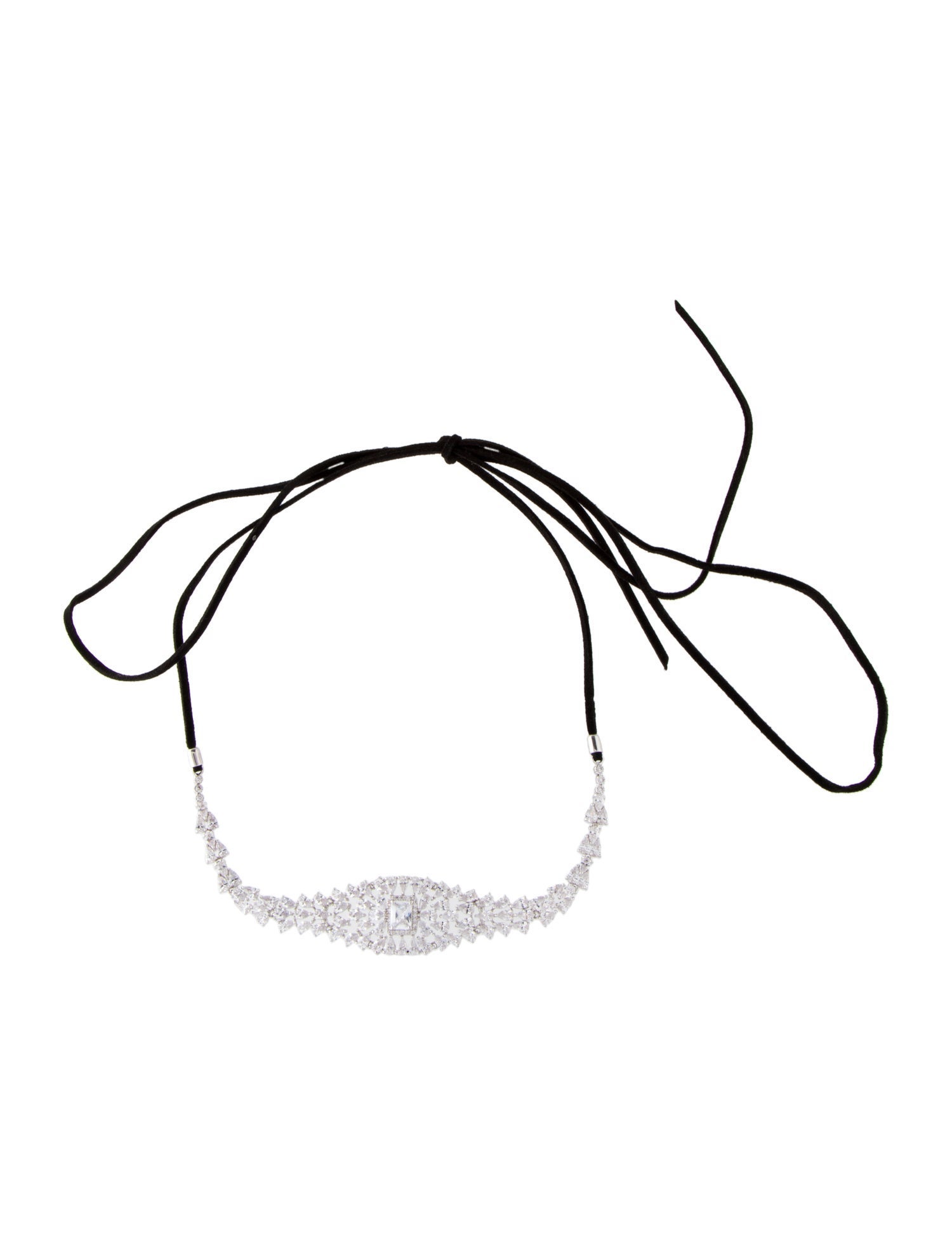 CZ by Kenneth Jay Lane Cubic Zirconia Collar Necklace