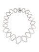 CZ by Kenneth Jay Lane Cubic Zirconia Collar Necklace