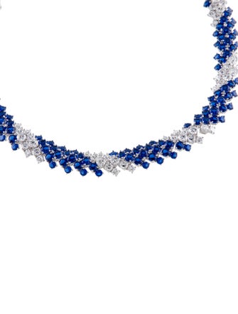 CZ by Kenneth Jay Lane Cubic Zirconia Collar Necklace