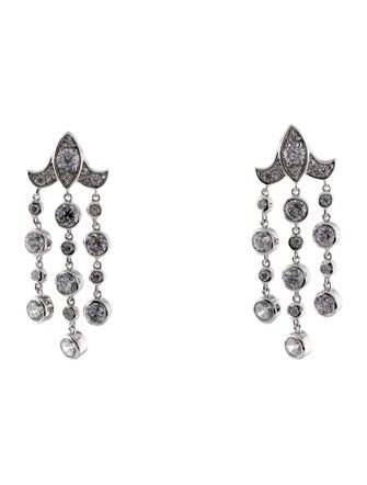 CZ by Kenneth Jay Lane Cubic Zirconia Drop Earrings