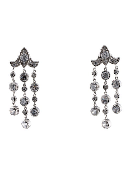 CZ by Kenneth Jay Lane Cubic Zirconia Drop Earrings