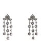 CZ by Kenneth Jay Lane Cubic Zirconia Drop Earrings