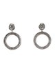 CZ by Kenneth Jay Lane Cubic Zirconia Drop Earrings