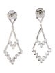 CZ by Kenneth Jay Lane Cubic Zirconia Drop Earrings