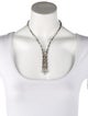 CZ by Kenneth Jay Lane Cubic Zirconia Lavalier Necklace