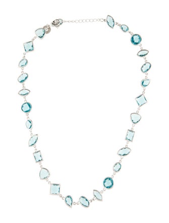 CZ by Kenneth Jay Lane Cubic Zirconia Collar Necklace