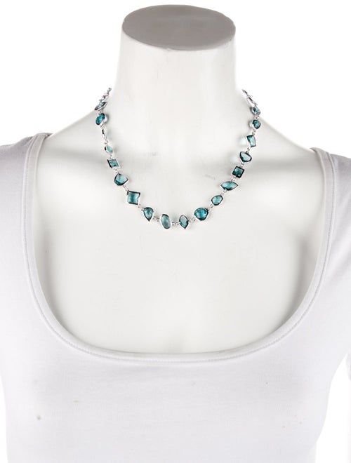 CZ by Kenneth Jay Lane Cubic Zirconia Collar Necklace
