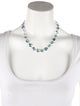 CZ by Kenneth Jay Lane Cubic Zirconia Collar Necklace