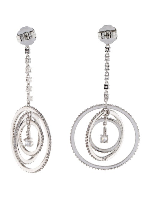 CZ by Kenneth Jay Lane Cubic Zirconia Orbit Drop Earrings