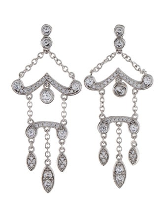 CZ by Kenneth Jay Lane Cubic Zirconia Drop Earrings