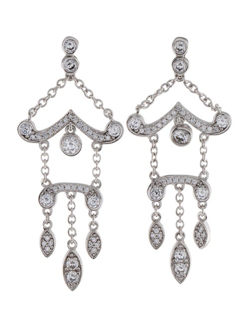 CZ by Kenneth Jay Lane Cubic Zirconia Drop Earrings