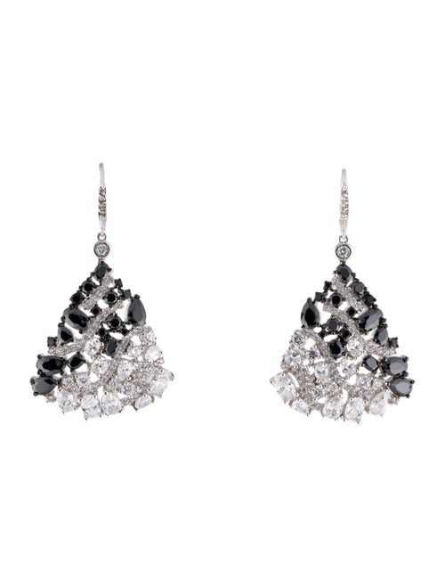 CZ by Kenneth Jay Lane Crystal Drop Earrings
