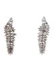 CZ by Kenneth Jay Lane Cubic Zirconia Leaf Drop Earrings