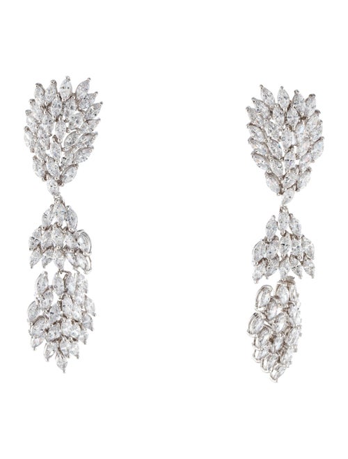 CZ by Kenneth Jay Lane Cubic Zirconia Drop Earrings