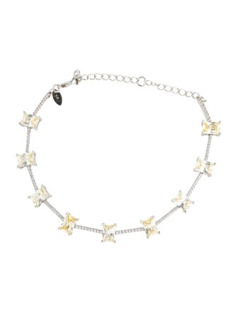 CZ by Kenneth Jay Lane Cubic Zirconia Link Bracelet