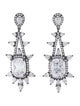 CZ by Kenneth Jay Lane Cubic Zirconia Drop Earrings