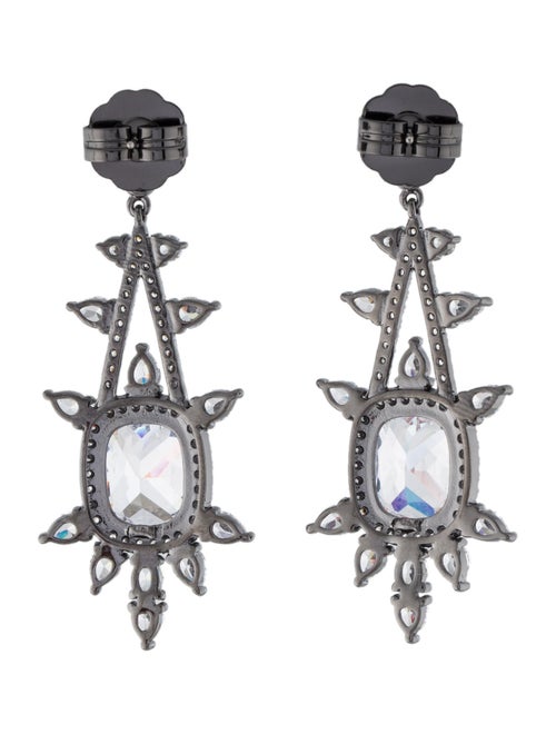 CZ by Kenneth Jay Lane Cubic Zirconia Drop Earrings