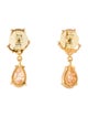 CZ by Kenneth Jay Lane Cubic Zirconia Cluster Drop Earrings