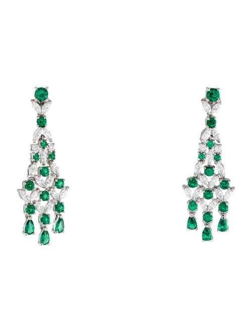 CZ by Kenneth Jay Lane Cubic Zirconia Drop Earrings