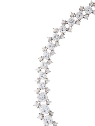 CZ by Kenneth Jay Lane Cubic Zirconia Collar Necklace