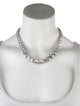 CZ by Kenneth Jay Lane Cubic Zirconia Collar Necklace