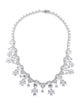 CZ by Kenneth Jay Lane Cubic Zirconia Collar Necklace