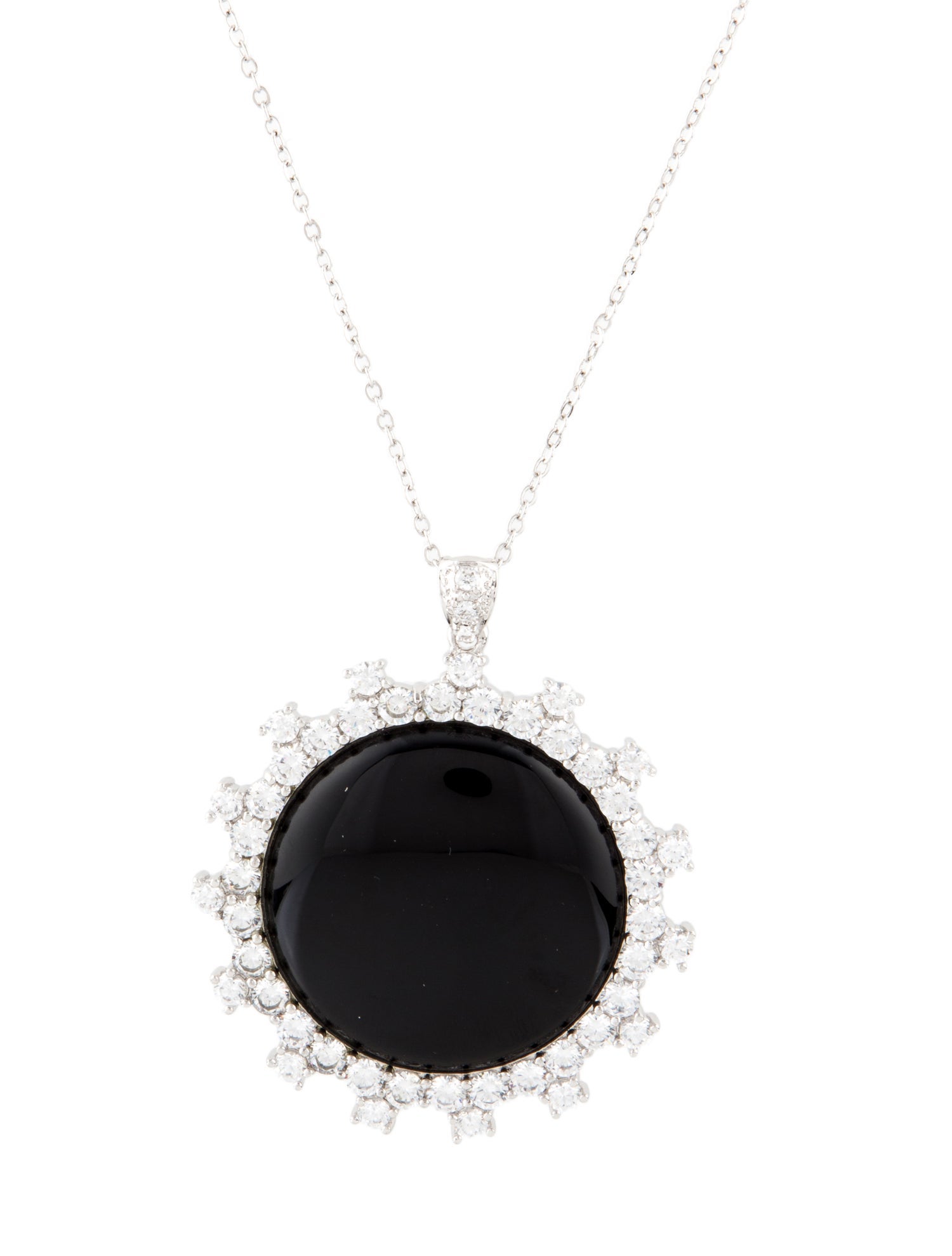 CZ by Kenneth Jay Lane Cubic Zirconia Pendant Necklace