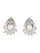 CZ by Kenneth Jay Lane Cubic Zirconia Statement Stud Earrings