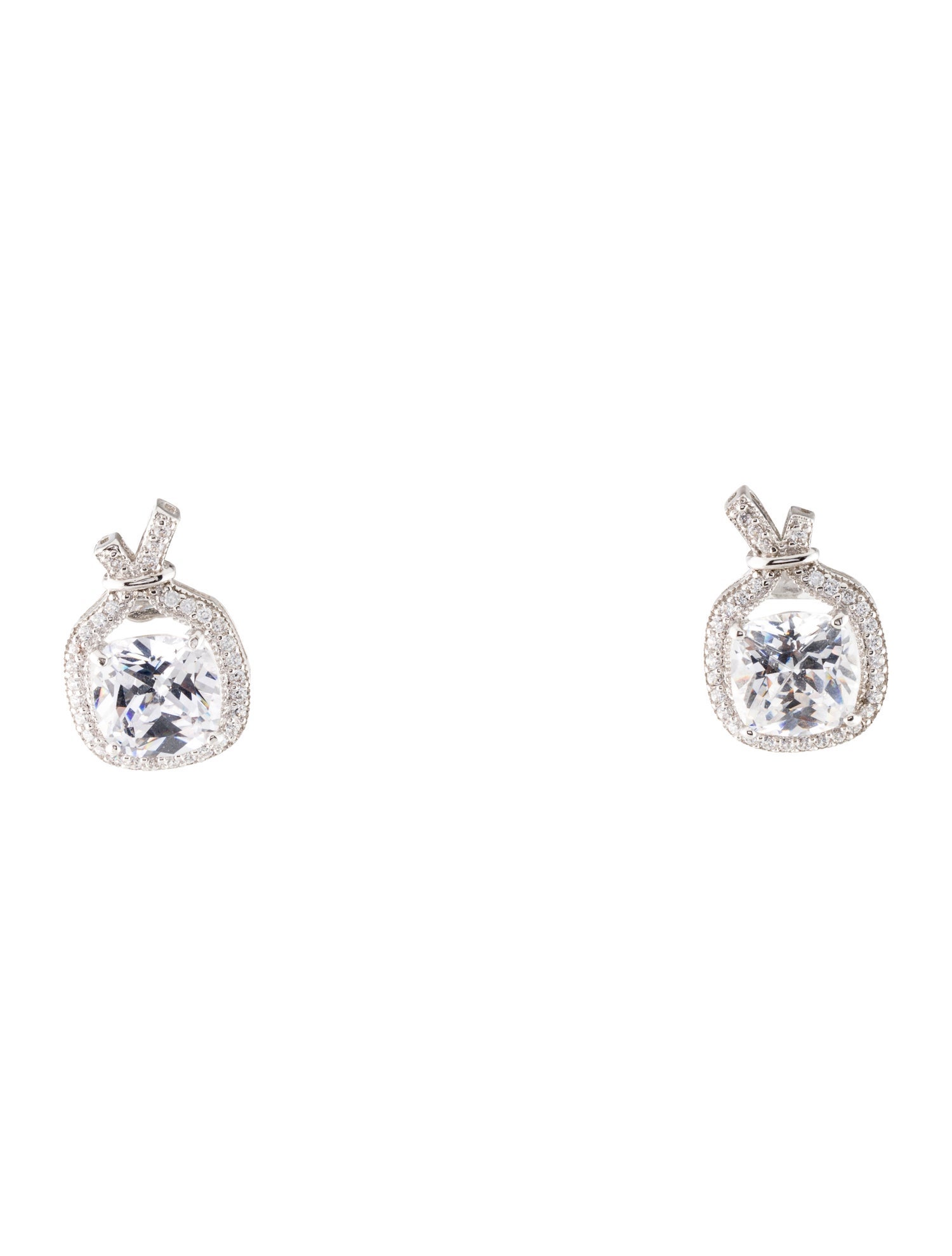 CZ by Kenneth Jay Lane Cubic Zirconia Stud Earrings