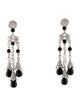 CZ by Kenneth Jay Lane Cubic Zirconia & Resin Statement Chandelier Earrings