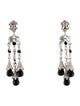 CZ by Kenneth Jay Lane Cubic Zirconia & Resin Statement Chandelier Earrings