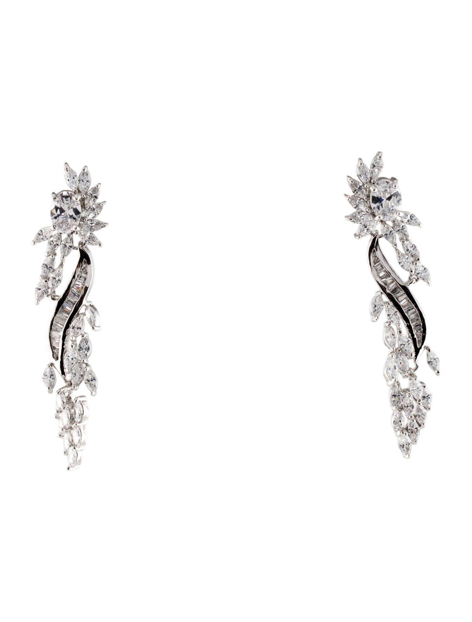 CZ by Kenneth Jay Lane Cubic Zirconia Drop Earrings