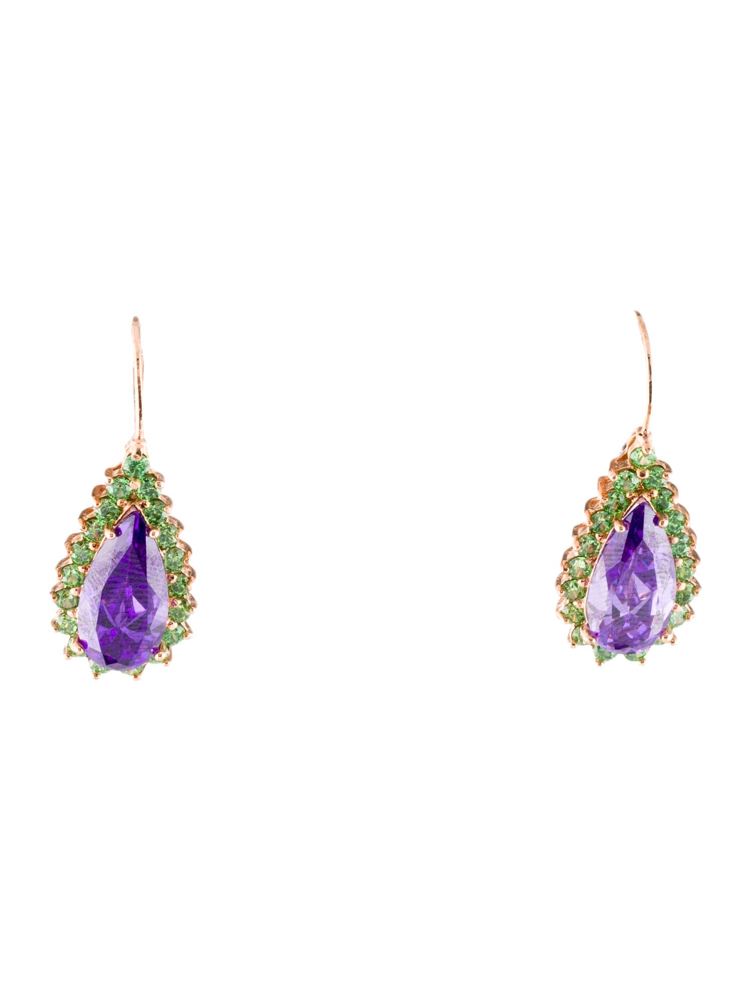 CZ by Kenneth Jay Lane Cubic Zirconia Pear Drop Earrings