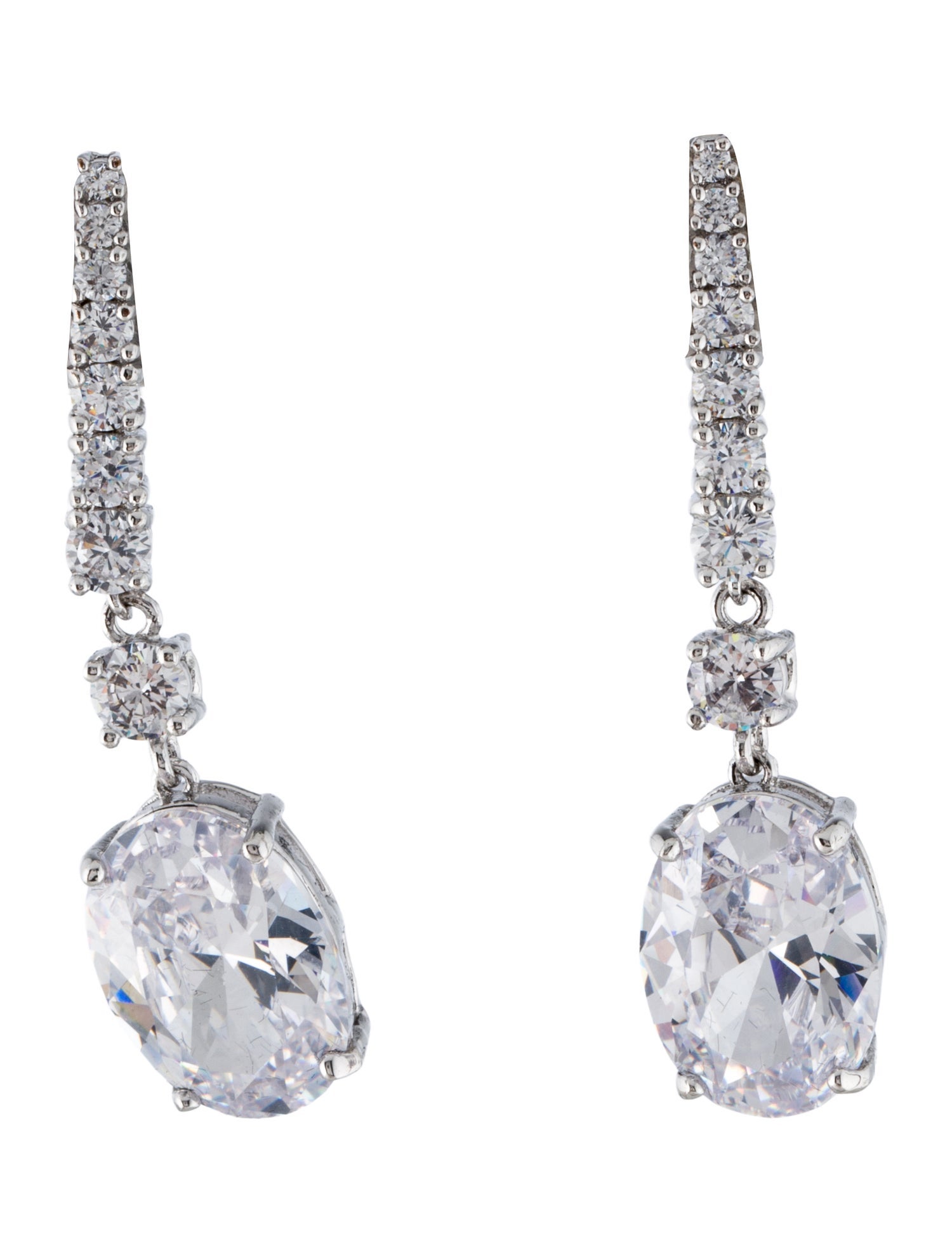 CZ by Kenneth Jay Lane CZ Drop Earrings