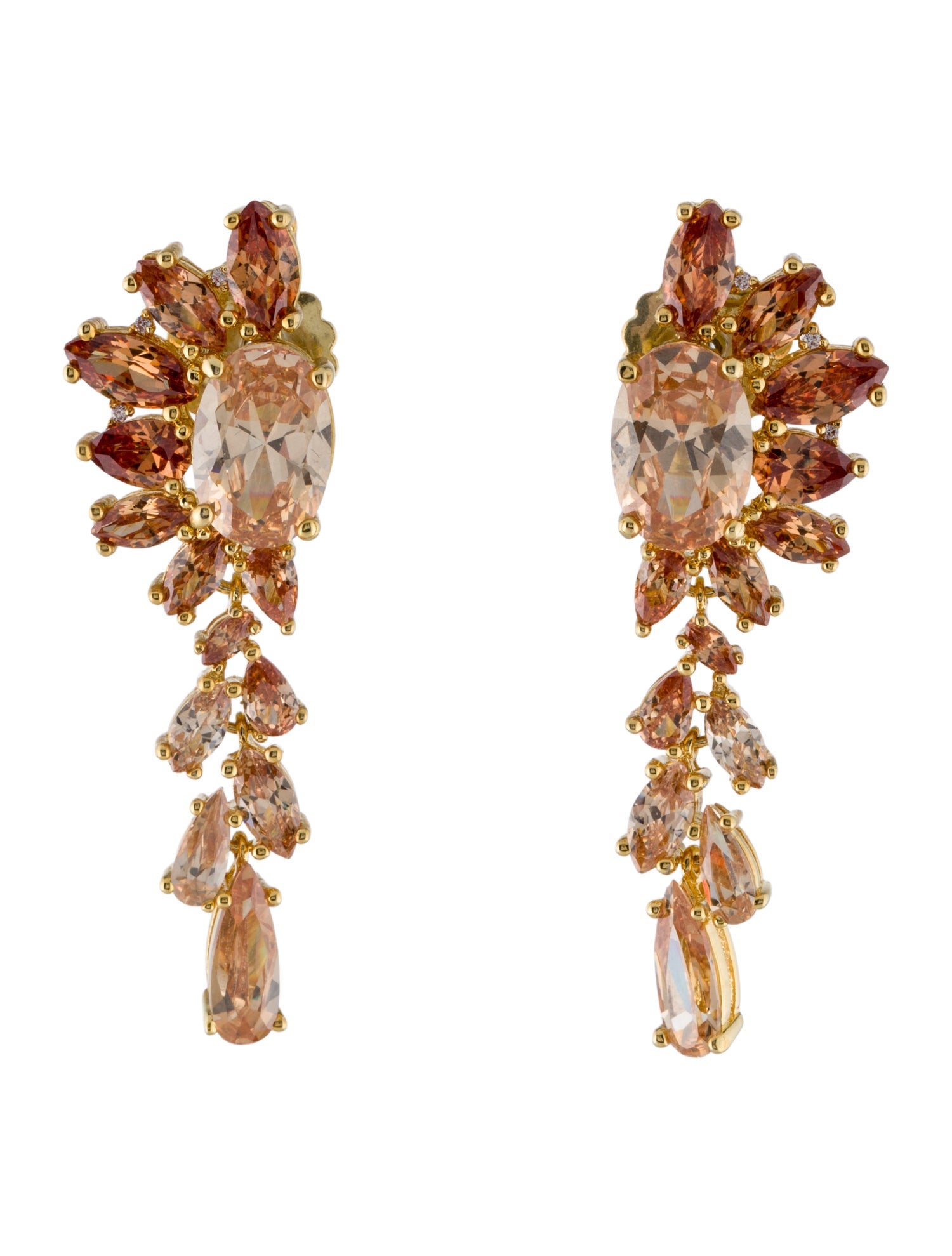 CZ by Kenneth Jay Lane Cubic Zirconia Drop Earrings