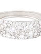 CZ by Kenneth Jay Lane Cubic Zirconia Hinged Bangle Bracelet