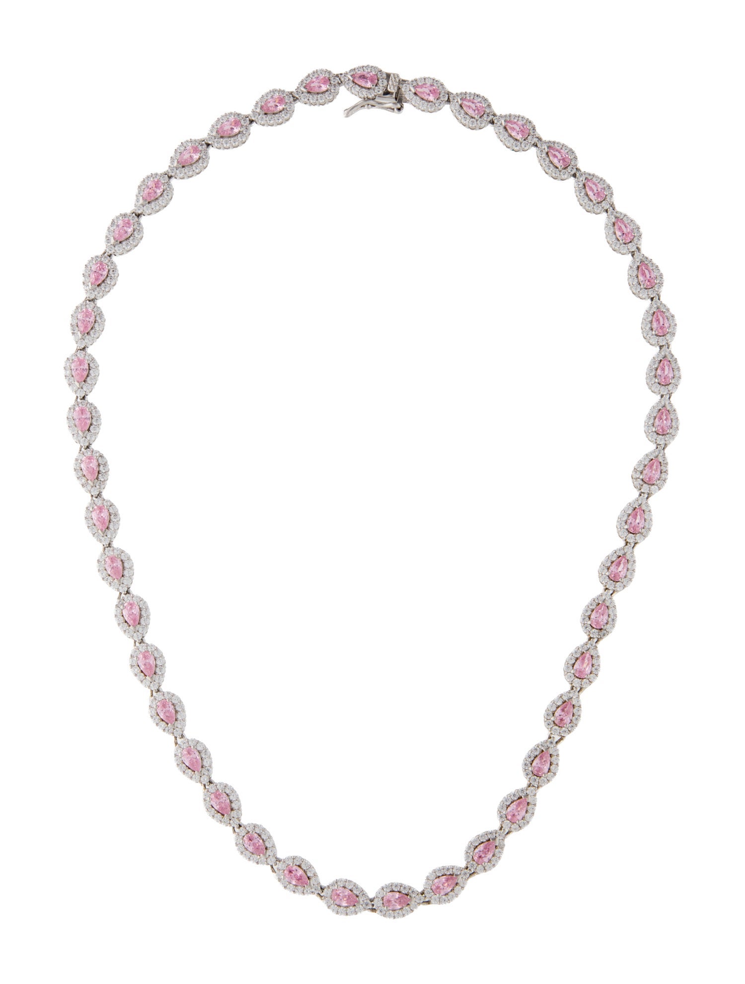 CZ by Kenneth Jay Lane Cubic Zirconia Collar Necklace