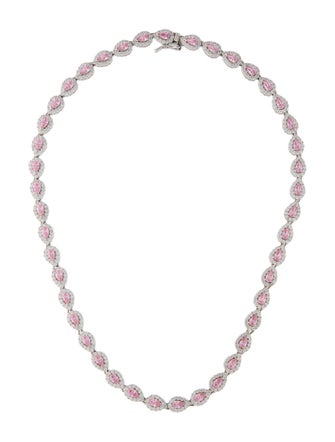 CZ by Kenneth Jay Lane Cubic Zirconia Collar Necklace