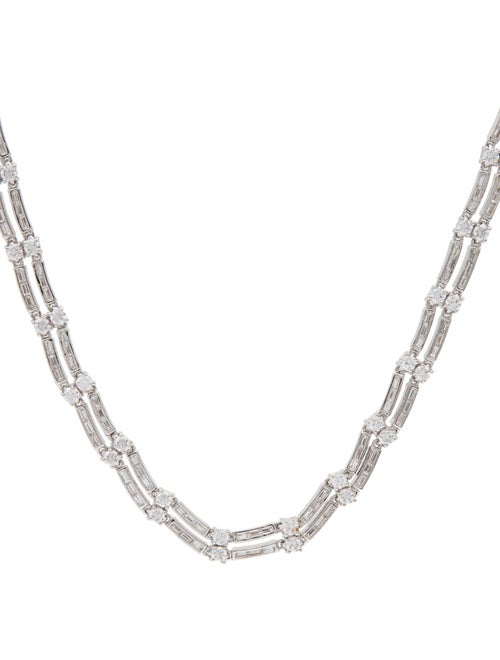 CZ by Kenneth Jay Lane Cubic Zirconia Collar Necklace