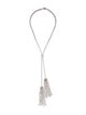 CZ by Kenneth Jay Lane Cubic Zirconia Lavalier Necklace