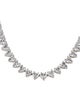 CZ by Kenneth Jay Lane Cubic Zirconia Heart Collar Necklace