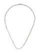 CZ by Kenneth Jay Lane Cubic Zirconia Heart Tennis Necklace