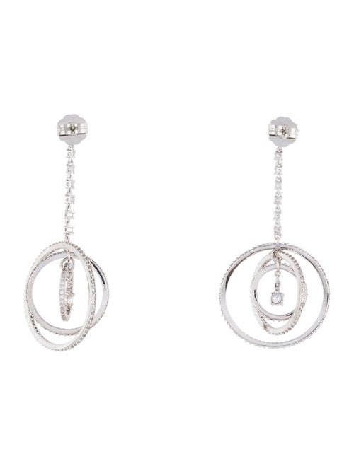 CZ by Kenneth Jay Lane Cubic Zirconia Orbiting Drop Earrings