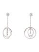 CZ by Kenneth Jay Lane Cubic Zirconia Orbiting Drop Earrings