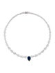 CZ by Kenneth Jay Lane Cubic Zirconia Collar Necklace