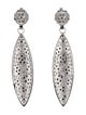 CZ by Kenneth Jay Lane Cubic Zirconia Drop Earrings