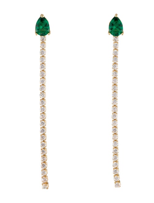 CZ by Kenneth Jay Lane Cubic Zirconia Drop Earrings