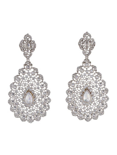 CZ by Kenneth Jay Lane Cubic Zirconia Drop Earrings